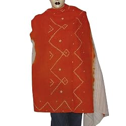 Women Gift Ideas Tie & Dye Wool Shawl 80 x 35 inches