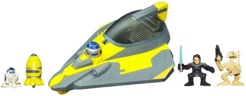 Star Wars Galactic Heroes Cinema Scene - Anakin Delta Starfighter