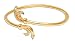 Womens Link Bracelets Gold Plated Cubic Zirconia Costume Jewelry in Indian-Style