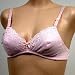  : Jasmin 2 pack $18 PINK NO WIRE COTTON BRA #3039 sz 32AA 34AA
