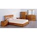 Maya Bedroom Set in Teak Size: Full