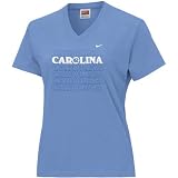 Nike North Carolina Tar Heels Light Blue Ladies Graduated T-shirt