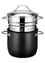 Tefal Jamie Oliver Hard Anodised Pasta Pot and Insert