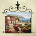 Italian Villa Hand Painted Oil Painting Tapestry