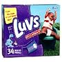 Luvs Diapers Jumbo Size, Ultra Leakguard- 34 per pack, 4 per case