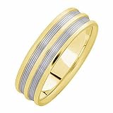 7.00 Millimeters White Gold Wedding Band Ring 14Kt Gold, Comfort Fit Style JR771TT7 by Wedding Rings by Oromi