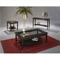 Bassett Mirror 8066-100 Novello Cocktail Table in Dark Burgundy