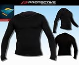 PROTECTIVE Herren langarm Unterhemd UNDERSHIRT LS black - 