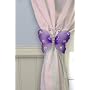 Nylon Butterfly Curtain Tieback - Purple Isabella