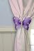 Nylon Butterfly Curtain Tieback - Purple Isabella