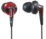 from Panasonic Panasonic RP-HJE450E-R  Ergo Fit Ear Canal Headphones - Red Model RP-HJE450E-R