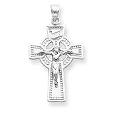14k INRI Celtic Crucifix Pendant