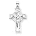 14k INRI Celtic Crucifix Pendant