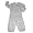 Mish Mish - Newborn Baby Boys Long Sleeved Pant Set, Grey (Size 3Months)