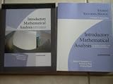 Introductory Mathematical Analysis for Business, Economics, and the Life and Social Sciences with Student Solutions Manual 11th Edition 2005