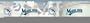 Blue Mountain Wallcoverings 5815414 Florida Marlins MLB Prepasted Wall Border, 6-Inch by 15-Foot