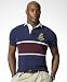Polo Ralph Lauren Big & Tall Short Sleeve Pieced Rugby Mesh