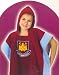 West Ham United F.C. Official Velour Towelling Hooded Poncho Image