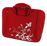 rooCASE Neoprene Netbook Sleeve Case Cover for Apple MacBook Air 11.6-inch Laptop MC505LL/A MC506LL/A (Spring Butterfly - Red) rooCASE Neoprene Netbook Sleeve Case Cover for Apple MacBook Air 11.6-inch Laptop MC505LL/A MC506LL/A (Spring Butterfly - Red)