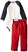 Hatley Baby Boys' Raglan Bodysuit and Pant Set Moose