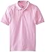 Classroom Big Boys' Youth Unisex Short Sleeve Pique Polo