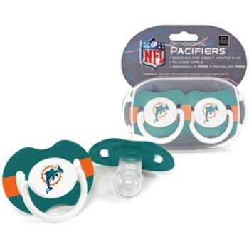 Miami Dolphins Pacifiers - 2 Pack