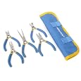 Great Neck 21024 Essentials 5 Piece Hobby Pliers Set With Case by