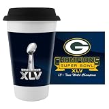NFL Green Bay Packers 10oz Super Bowl XLV Champions 2pk Ceramic Thermal Tumbler Set