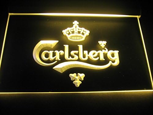 Carlsberg Neon LED Sign Yellow by WorldLEDHouse