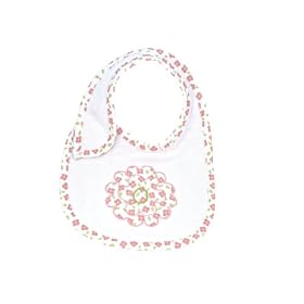 Under The Nile Applique Flower Bib