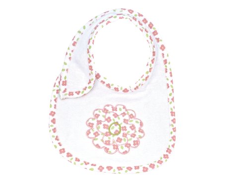 Under The Nile Applique Flower Bib
