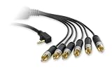 Belkin F2CV002-06-PSP Slim to Component RCA Cable for Sony PSP