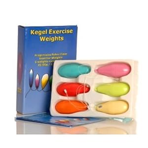 Kegel Exercise Weights 25-100g - 6 Fully Assembled Weights