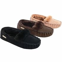 Bearpaw Sheepskin Driving Moccassins