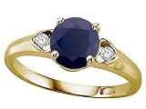 1.54 cts Genuine Sapphire Ring - 14kt White or Yellow Gold LIFETIME WARRANTEE