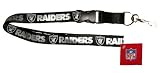 Oakland Raiders Lanyard Keychain