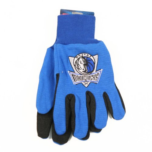 Dallas Mavericks Jersey / Gripper Palm Gloves (One Size Fits Most Ages 15+)