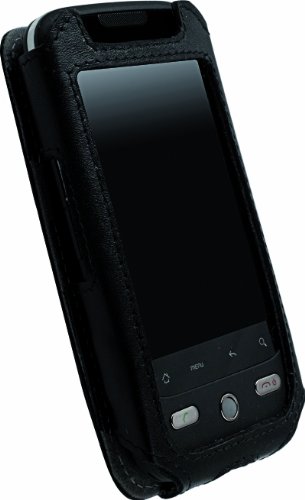 Krusell Cabriolet Leather Case with Ratchet Swivelkit for Verizon HTC DROID Eris - Black