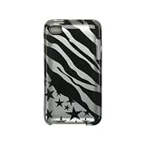 41elP2rwjQL. SL160  Black Zebra Stars on Silver Design Protector Hard Case Cover for Apple iPod Touch 4G, 4th Generation Reviews