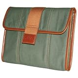 Nuo Eco-Friendly 10.2" Netbook Sleeve - Olive/Burnt Orange