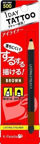 K-Palette 1 Day Tattoo Lasting Eyeliner 03 Brown (Pencil Type) by Kinoshita