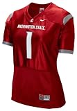 Washington State Cougars Women's Nike Crimson #1 Football Replica Jersey