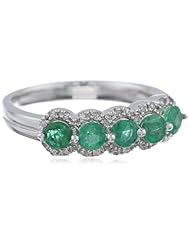 10K White Gold Single Row Diamond Ring (1/6cttw, I-J Color, I2-I3 Clarity), Size 7
