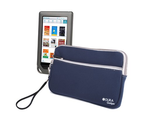Classic Blue eReader Sleeve With Front Pouch For Nook Simple Touch Reader, 1st Edition & Simple Touch With GlowLight Classic Blue eReader Sleeve With Front Pouch For Nook Simple Touch Reader, 1st Edition & Simple Touch With GlowLight