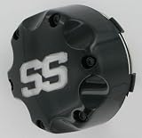 ITP SS Alloy SS112 Sport Wheel Center Cap - 4/110 and 4/115 Bolt Pattern - Black , Material: Alloy B110SS