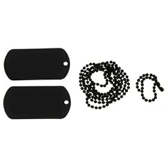 US ERKENNUNGSMARKE DOG TAG NAVY SEALS HUNDEMARKE schwarz