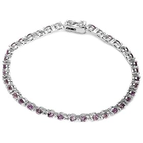 Sterling Silver Amethyst Bracelet, 7.25 by Amazon.com Collection