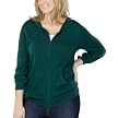 Mossimo&reg; Black Plus Ultrasoft Hoodie Sweater - Green