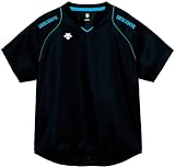 DESCENTE(デサント) 半袖プラクティスピステ(ウイメンズ) ブラック×Pブルー BBL
