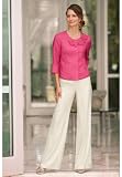 Chadwicks Linen-Blend Flower Jacket